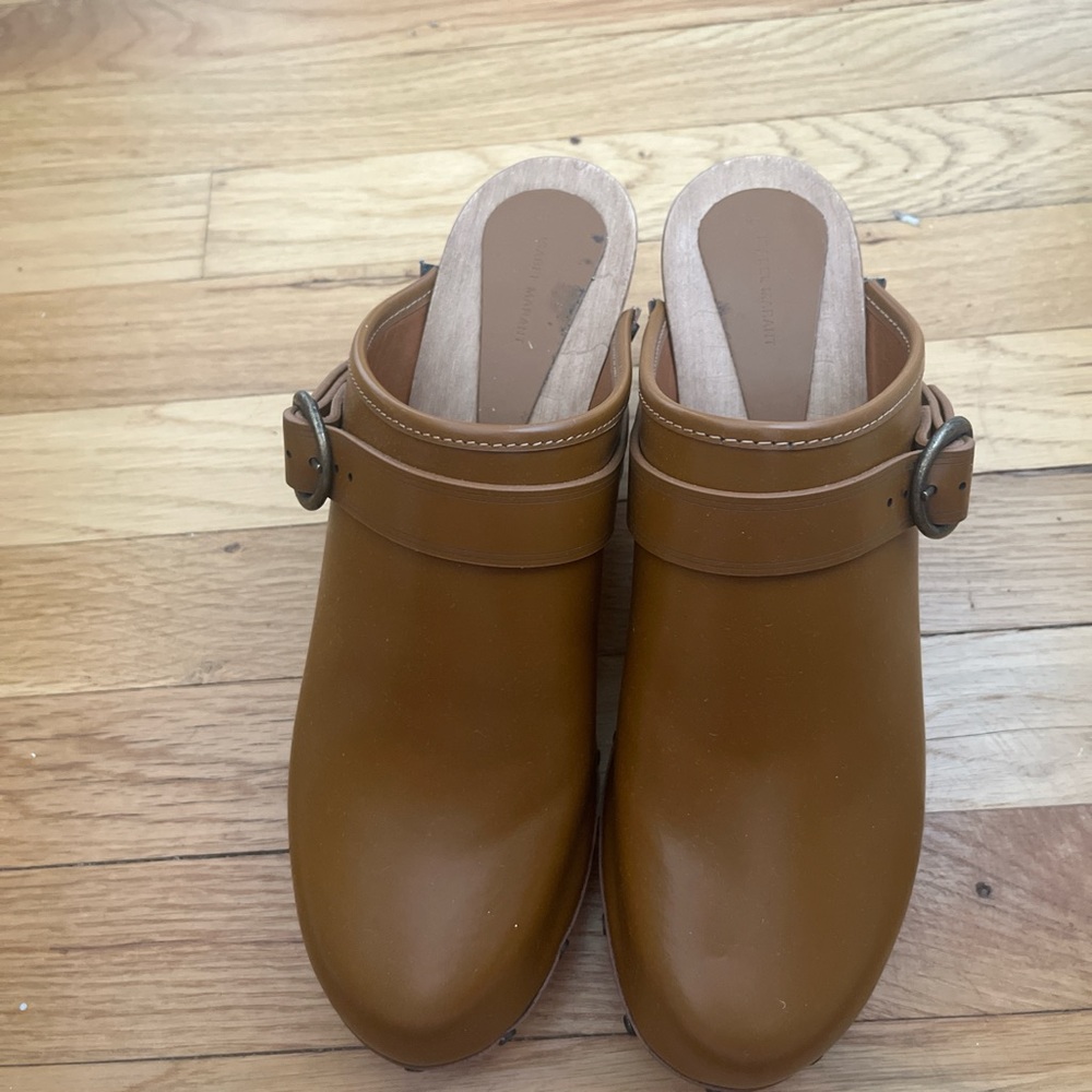 Isabel Marant Tan Leather Mules